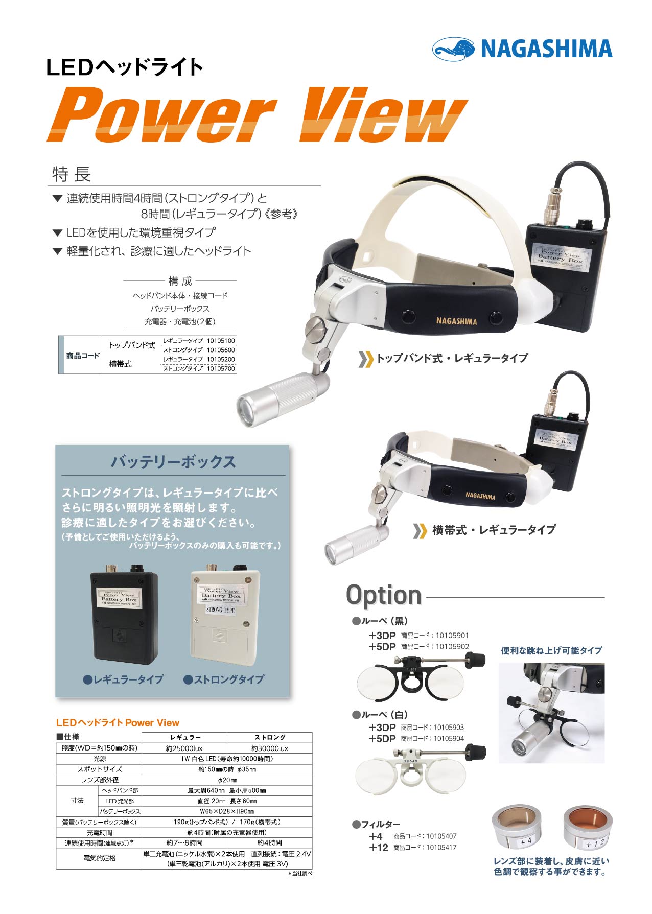 ヘッドライト・額帯電灯 – 永島医科器械株式会社